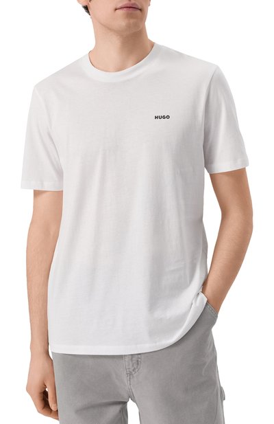 Хлопковая футболка HUGO, арт. 50466158, фото 3