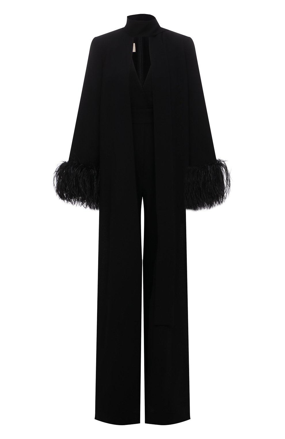 Комбинезон с отделкой перьями ELIE SAAB, арт. 12299, фото 1