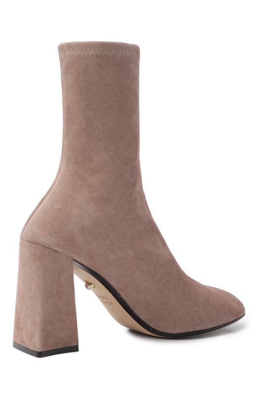 Замшевые ботильоны Jive 90 Alevi Milano L26W7001.Q.0363681/BL0CK SUEDE STRETCH Бежевый  L26W7001.Q.0363681/BL0CK SUEDE STRETCH Фото 5
