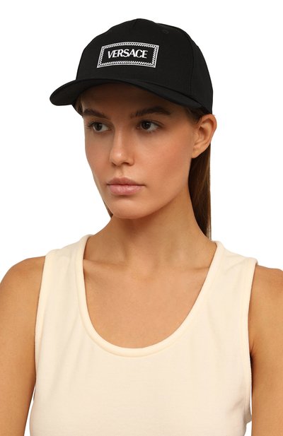 Хлопковая бейсболка VERSACE, арт. 1009910/1A08383, фото 2