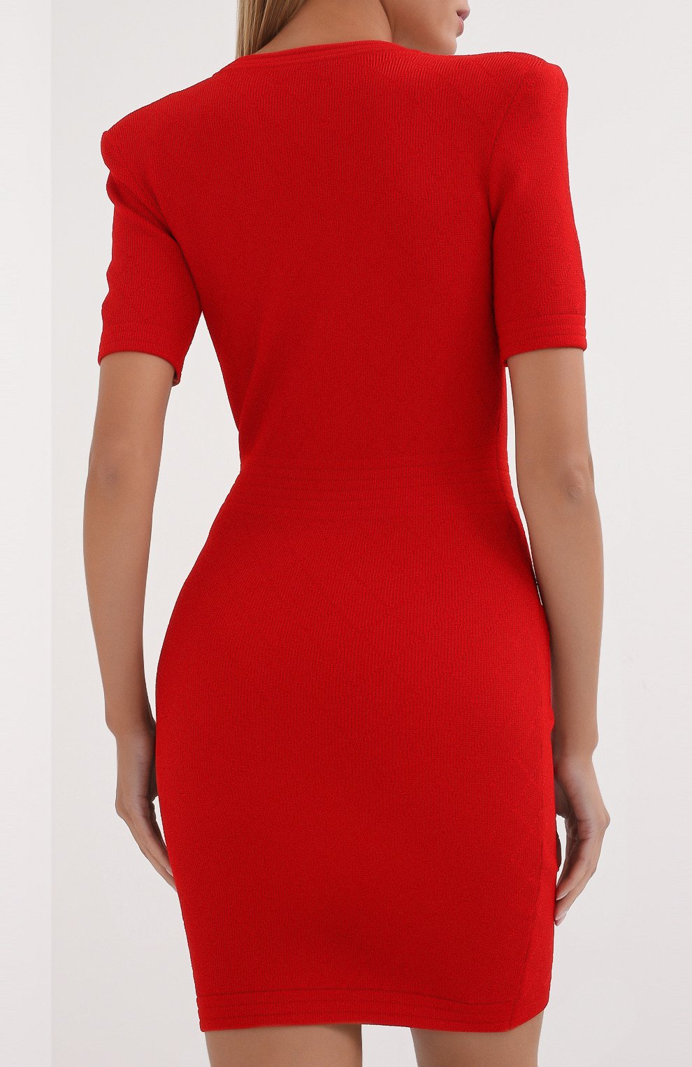 Платье из вискозы BALMAIN, арт. UF16435/K110, фото 4
