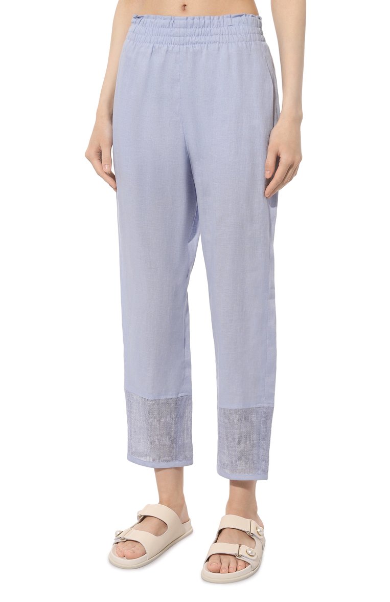 Льняные брюки EMPORIO ARMANI, арт. E3NP47/F2057, фото 3