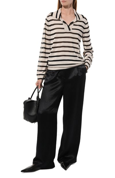 Пуловер из вискозы AND THE BRAND разноцветного цвета по цене 25760 руб., арт. S23-JM017-1603-1190, фото 2 Пуловер из вискозы AND THE BRAND, арт. S23-JM017-1603-1190, фото 2