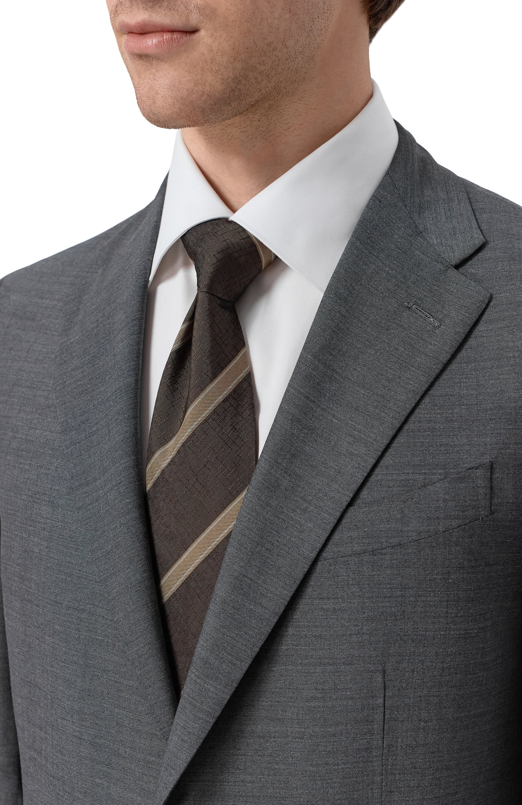 Шелковый галстук ZILLI, арт. CRAV02M0600VER000, фото 2