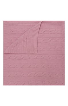 Детского шерстяной плед WOOL&COTTON розового цвета, арт. VMLPL-OK | Фото 1 (Материал: Текстиль, Шерсть; Материал сплава: Проставлено; Нос: Не проставлено)