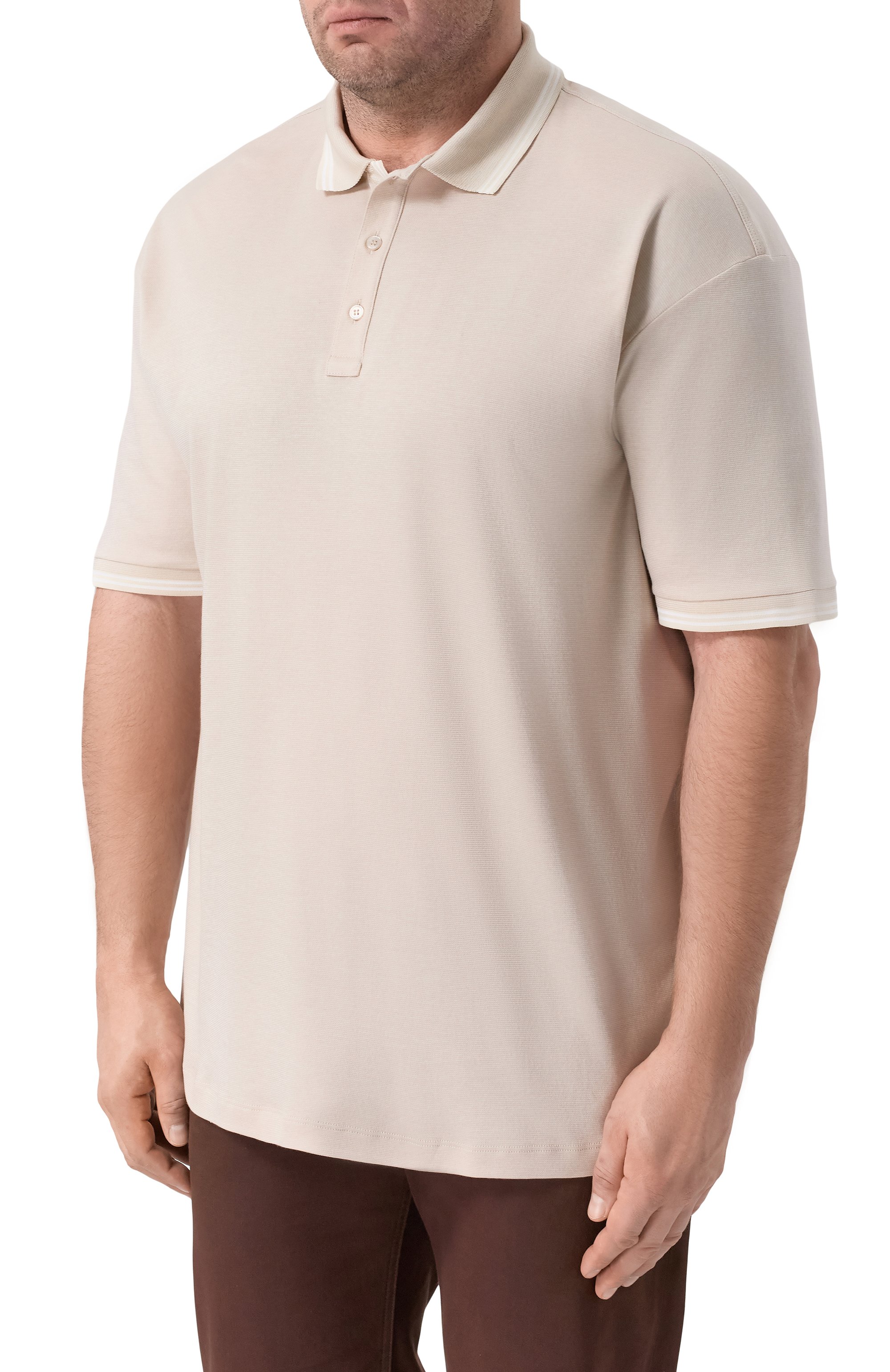 Поло из хлопка и лиоцелла PAUL&SHARK, арт. 26411256, фото 3