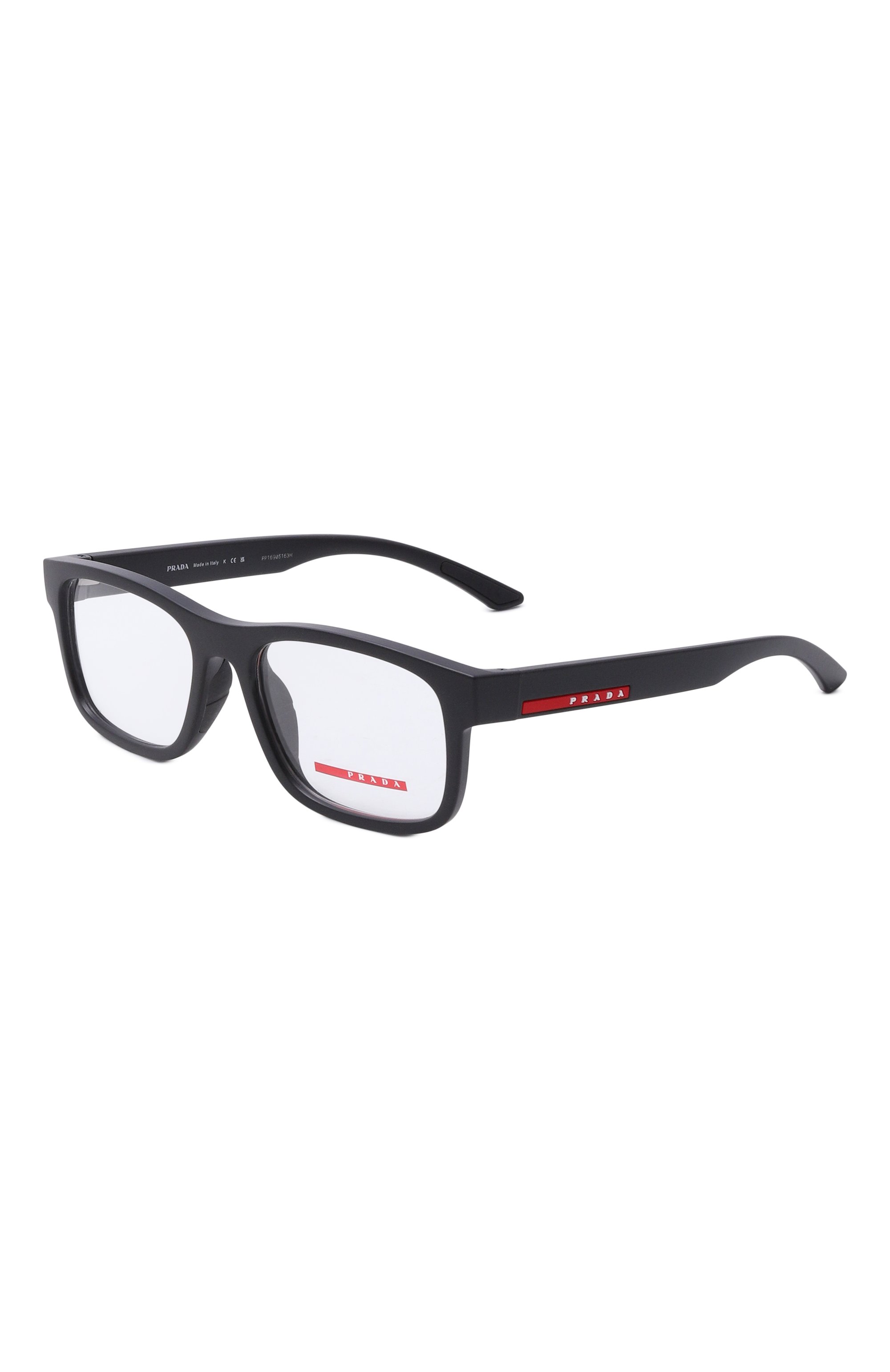 Оправа PRADA LINEA ROSSA черного цвета по цене 33950 руб., арт. 04QV-DG0101, фото 1 Оправа PRADA LINEA ROSSA, арт. 04QV-DG0101, фото 1