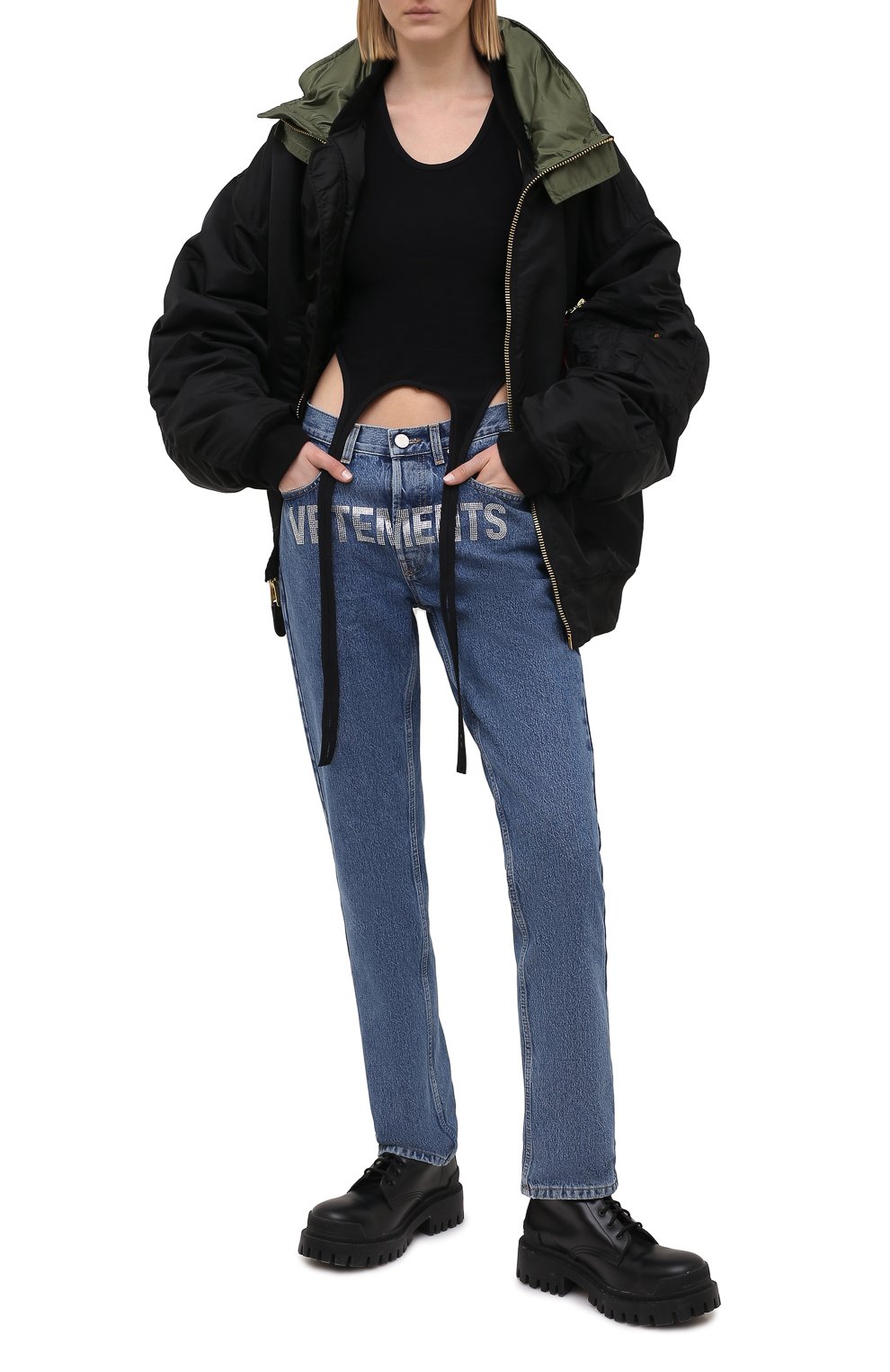 Джинсы VETEMENTS, арт. WE51PA300B 2803/BLUE, фото 2