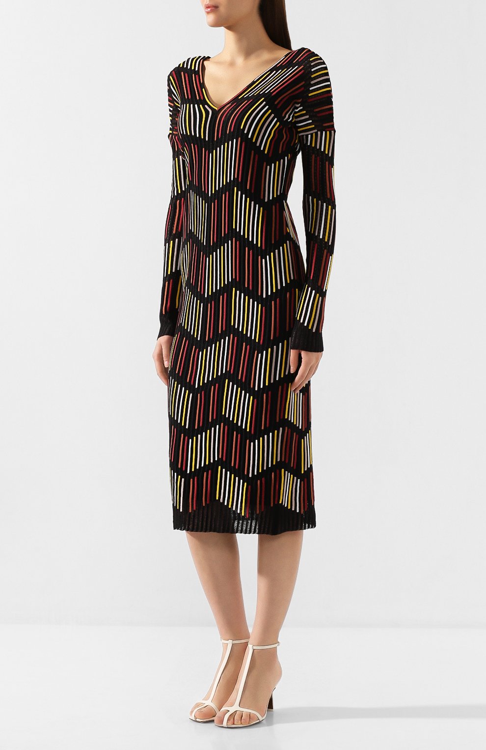 Платье M MISSONI разноцветного цвета по цене 45300 руб., арт. 2DG00159/2K002B, фото 3 Платье M MISSONI, арт. 2DG00159/2K002B, фото 3