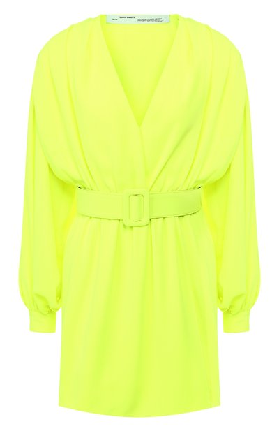 Женское платье с поясом OFF-WHITE, арт. 0WDB134S19D570486210