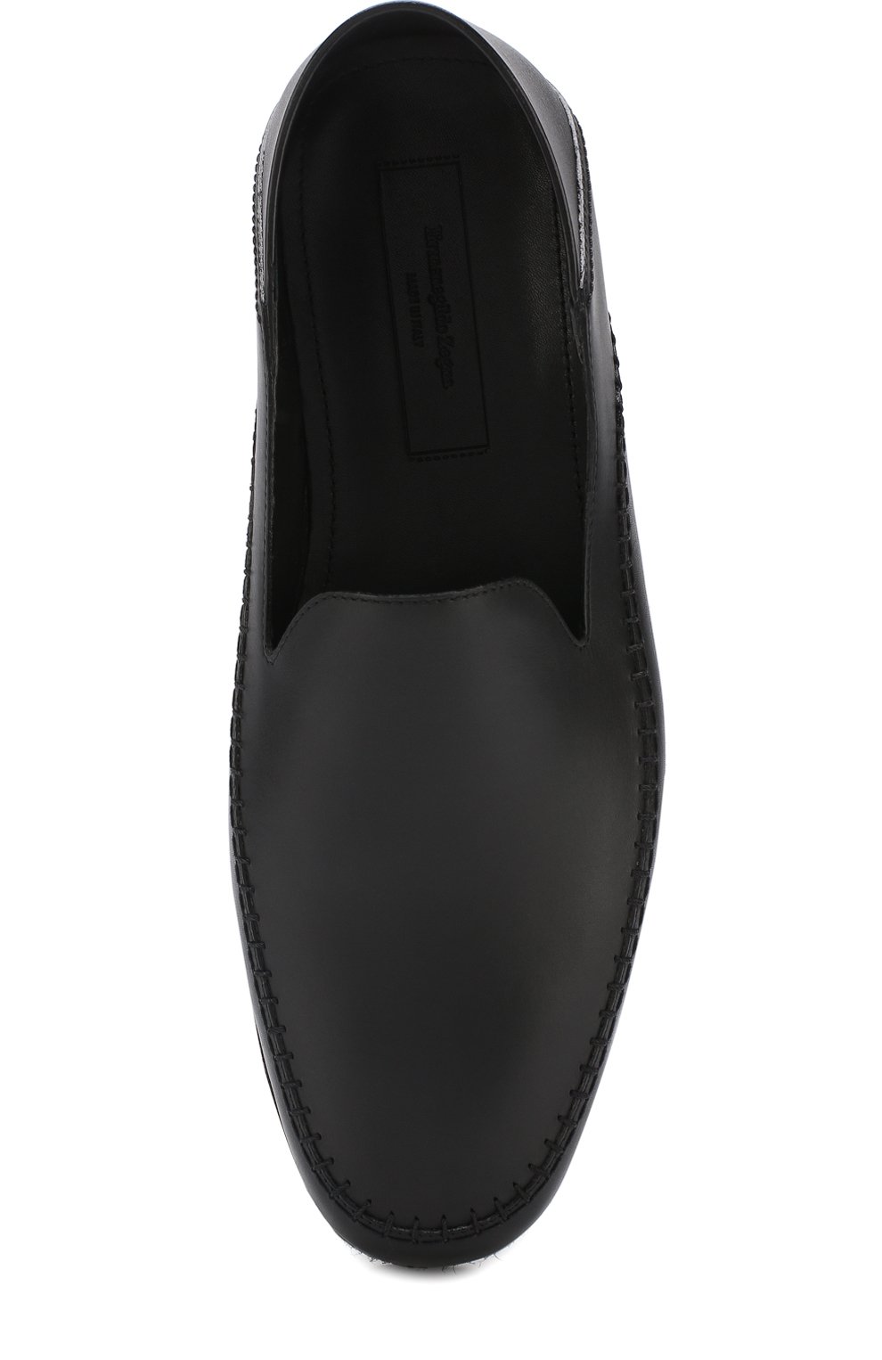 Кожаные эспадрильи с джутовой отделкой ZEGNA, арт. A3013X-ELB, фото 5