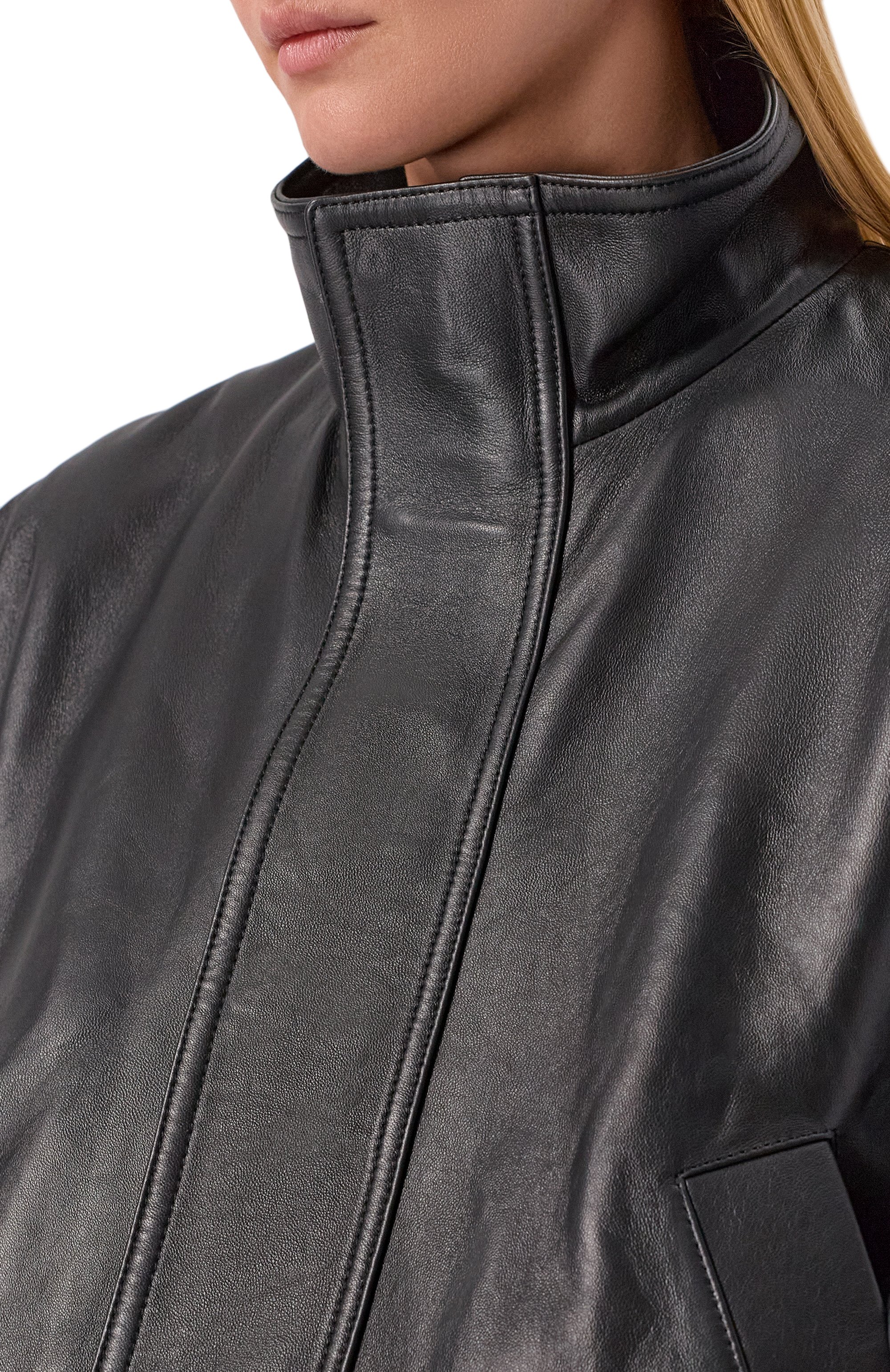 Кожаный бомбер BALENCIAGA, арт. 851025/TSS02, фото 5