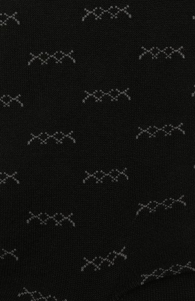 Хлопковые носки ZEGNA черного цвета по цене 3695 руб., арт. N5V404250, фото 2 Хлопковые носки ZEGNA, арт. N5V404250, фото 2