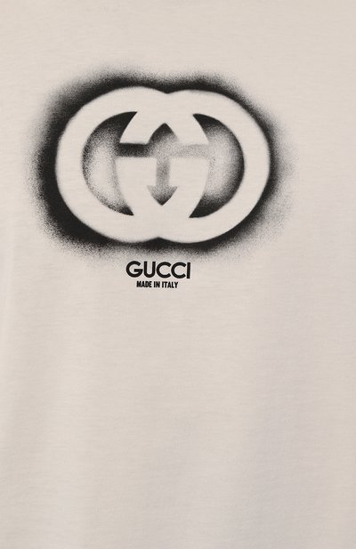 Хлопковая футболка GUCCI, арт. 768462/XJF66, фото 5