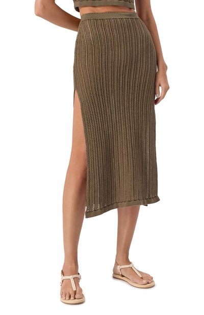 Хлопковая юбка MANEBI, арт. M05ZE, фото 3