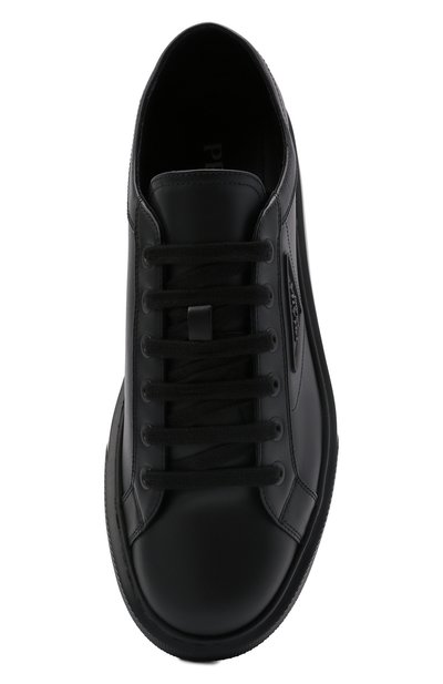 Кожаные кеды PRADA, арт. 4E3560-A21-F0002, фото 5