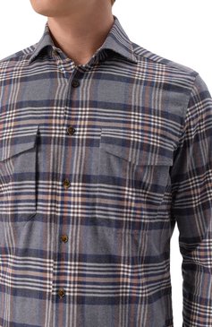 Рубашка из хлопка и кашемира MVST, арт. ILS902F./U7113, фото 5