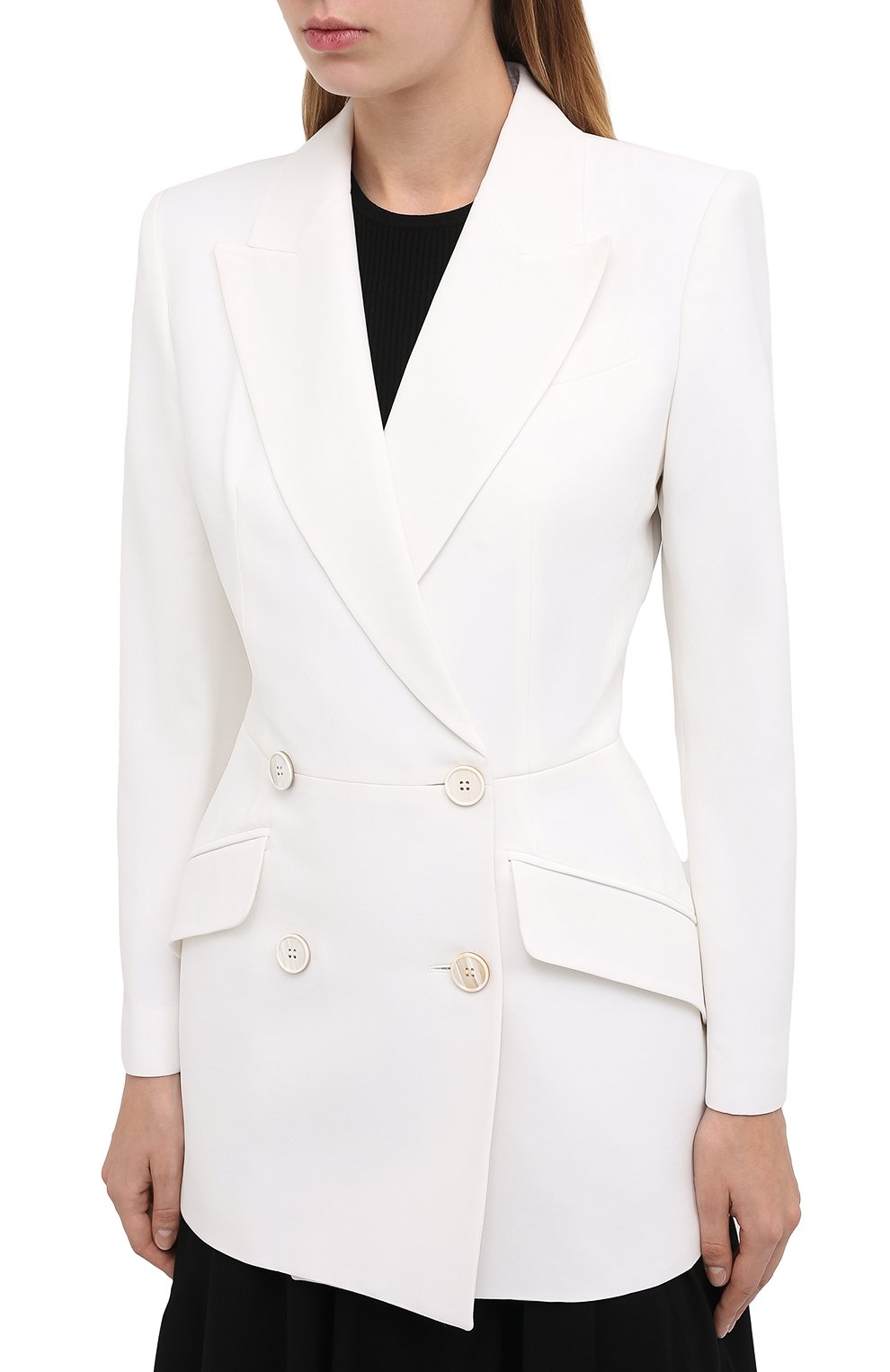 Двубортный жакет ALEXANDER MCQUEEN, арт. 632914/QEAAA, фото 4