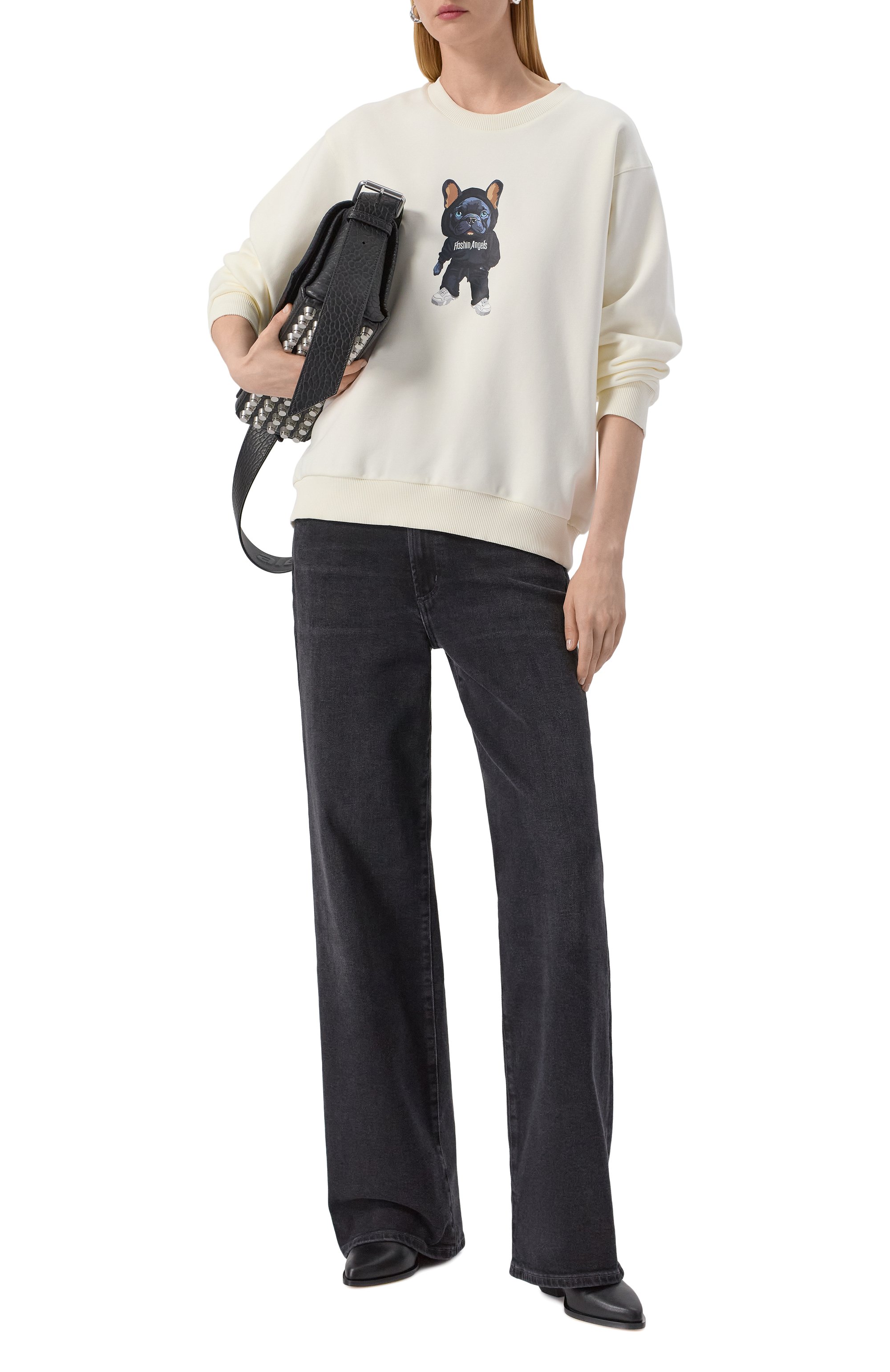 Хлопковый свитшот FLASHIN, арт. FS25SDOB, фото 2