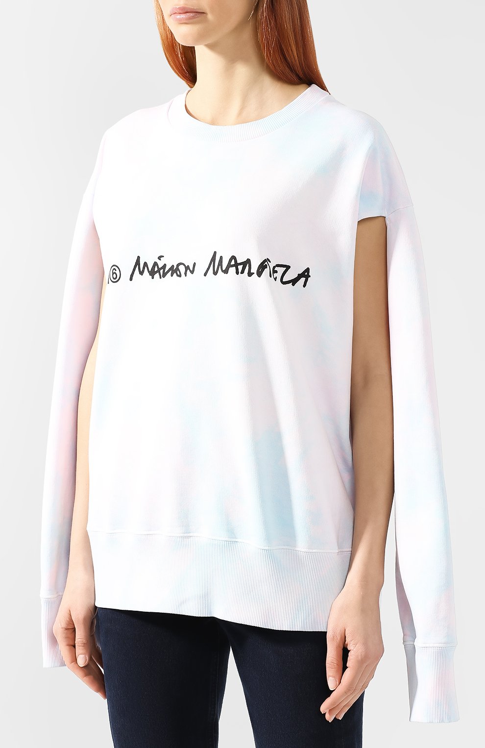 Хлопковый свитшот MM6, арт. S32GU0097/S25409, фото 6