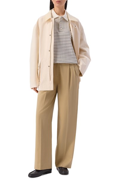 Поло DUNST кремового цвета по цене 12750 руб., арт. UDTS6A120IV, фото 2 Поло DUNST, арт. UDTS6A120IV, фото 2