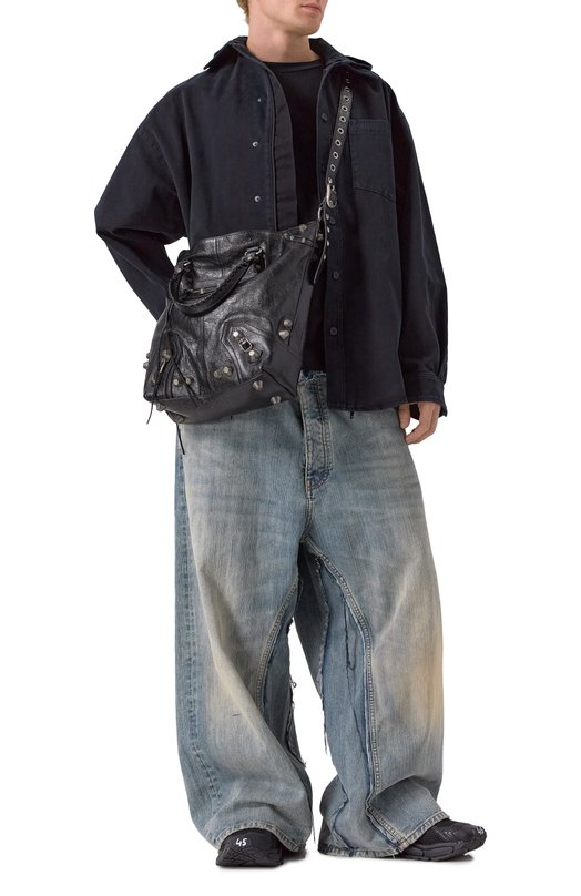 Сумка-тоут Le Cagole medium Balenciaga 719067/210KR Чёрный  719067/210KR Фото 7
