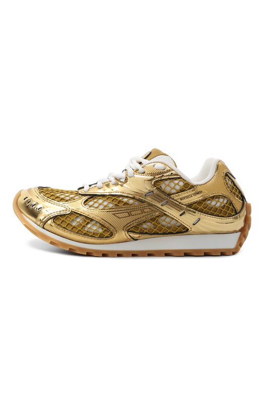 Комбинированные кроссовки Orbit Bottega Veneta 755915/V2X40 Золотой  755915/V2X40 Фото 4