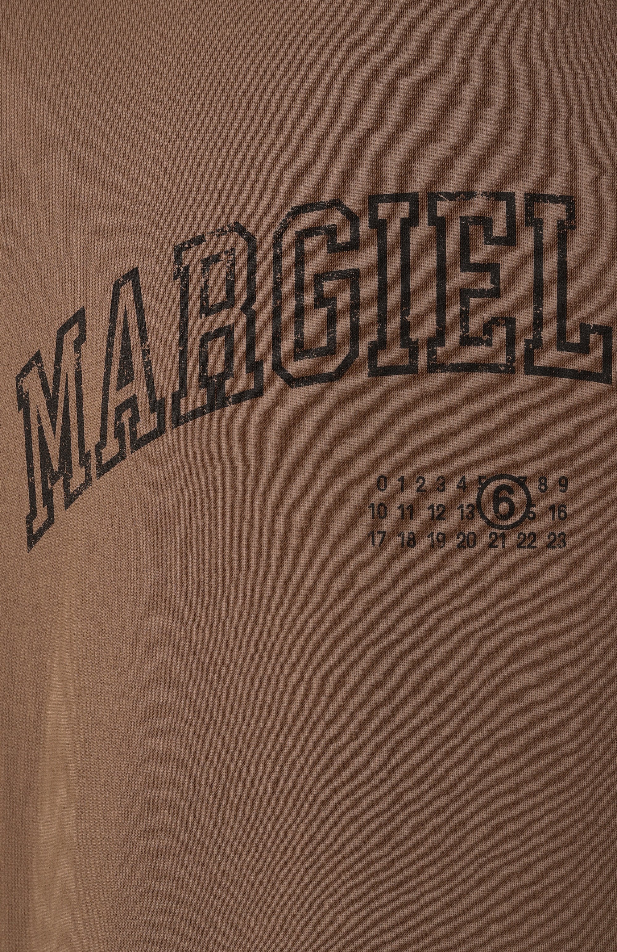 Хлопковая футболка MM6, арт. SH0GC0046/S24312, фото 6