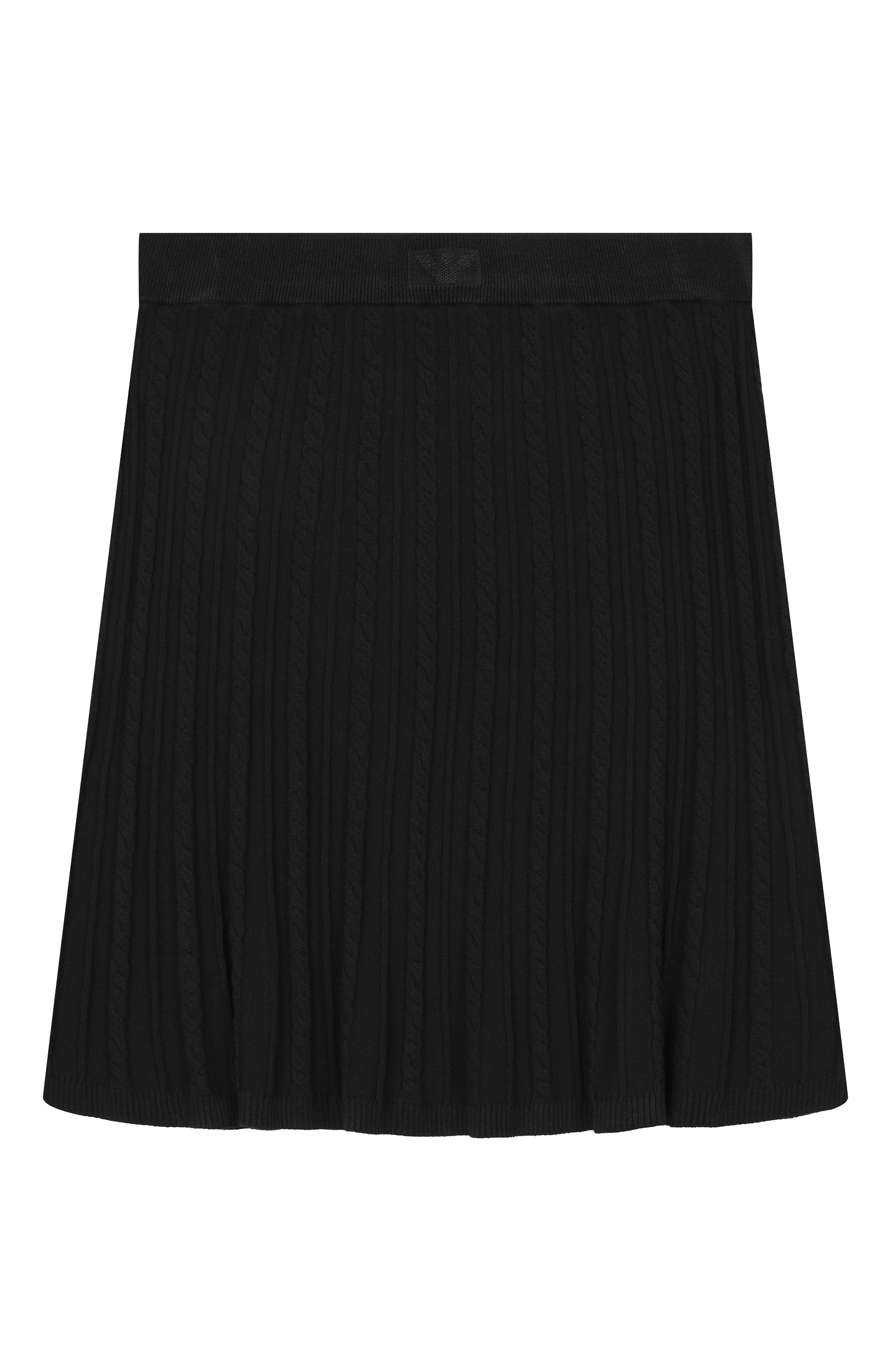 Юбка из вискозы EMPORIO ARMANI темно-синего цвета по цене 16650 руб., арт. EG000984/AF27341, фото 1 Юбка из вискозы EMPORIO ARMANI, арт. EG000984/AF27341, фото 1