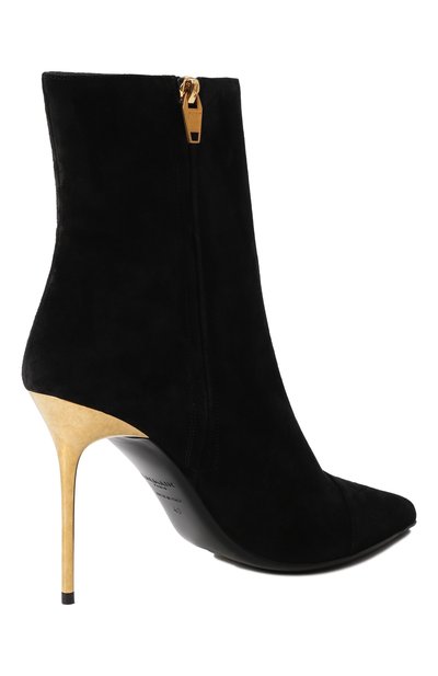 Замшевые ботильоны roni 95 BALMAIN черного цвета по цене 126500 руб., арт. BN4TA522/LCTA, фото 5 Замшевые ботильоны roni 95 BALMAIN, арт. BN4TA522/LCTA, фото 5