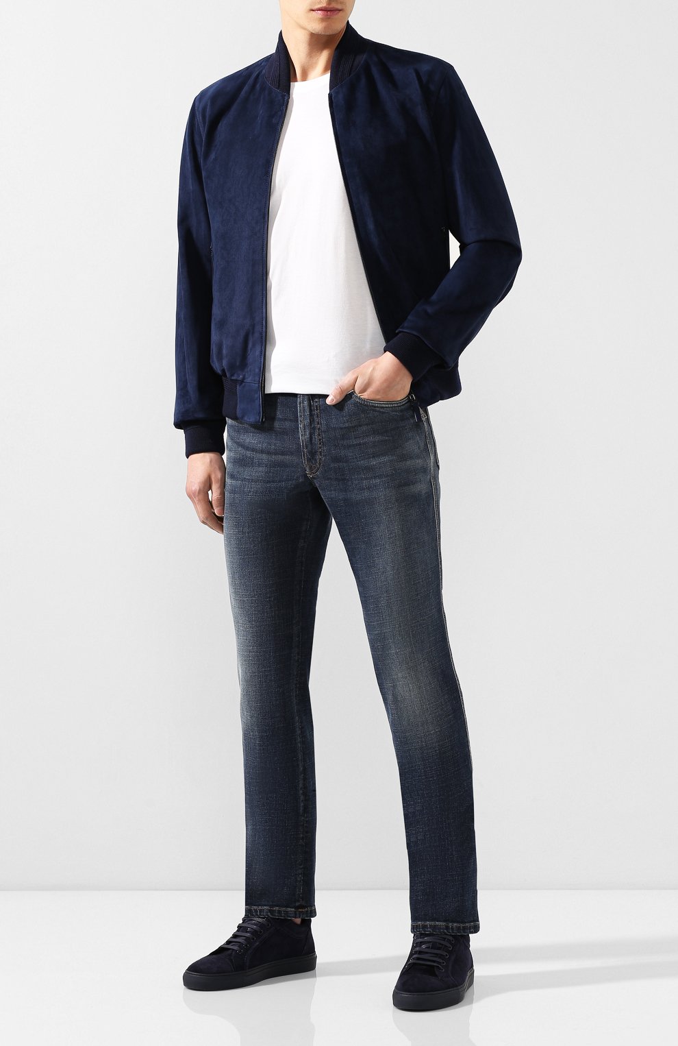 Джинсы BRIONI синего цвета по цене 76400 руб., арт. SPNJ00/08D13/STELVI0, фото 2 Джинсы BRIONI, арт. SPNJ00/08D13/STELVI0, фото 2