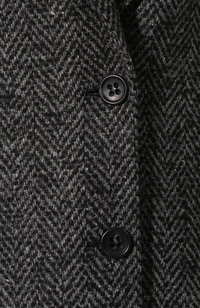 Пальто REDVALENTINO темно-серого цвета по цене 69550 руб., арт. SR0CAA95/4H4, фото 5 Пальто REDVALENTINO, арт. SR0CAA95/4H4, фото 5