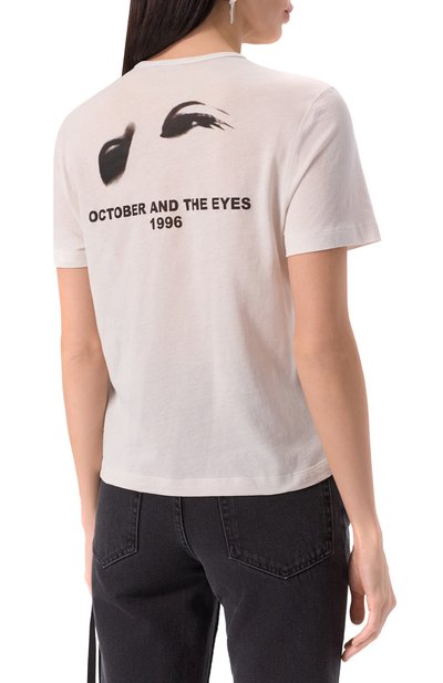 Хлопковая футболка ANN DEMEULEMEESTER, арт. B0012549/FA206, фото 4