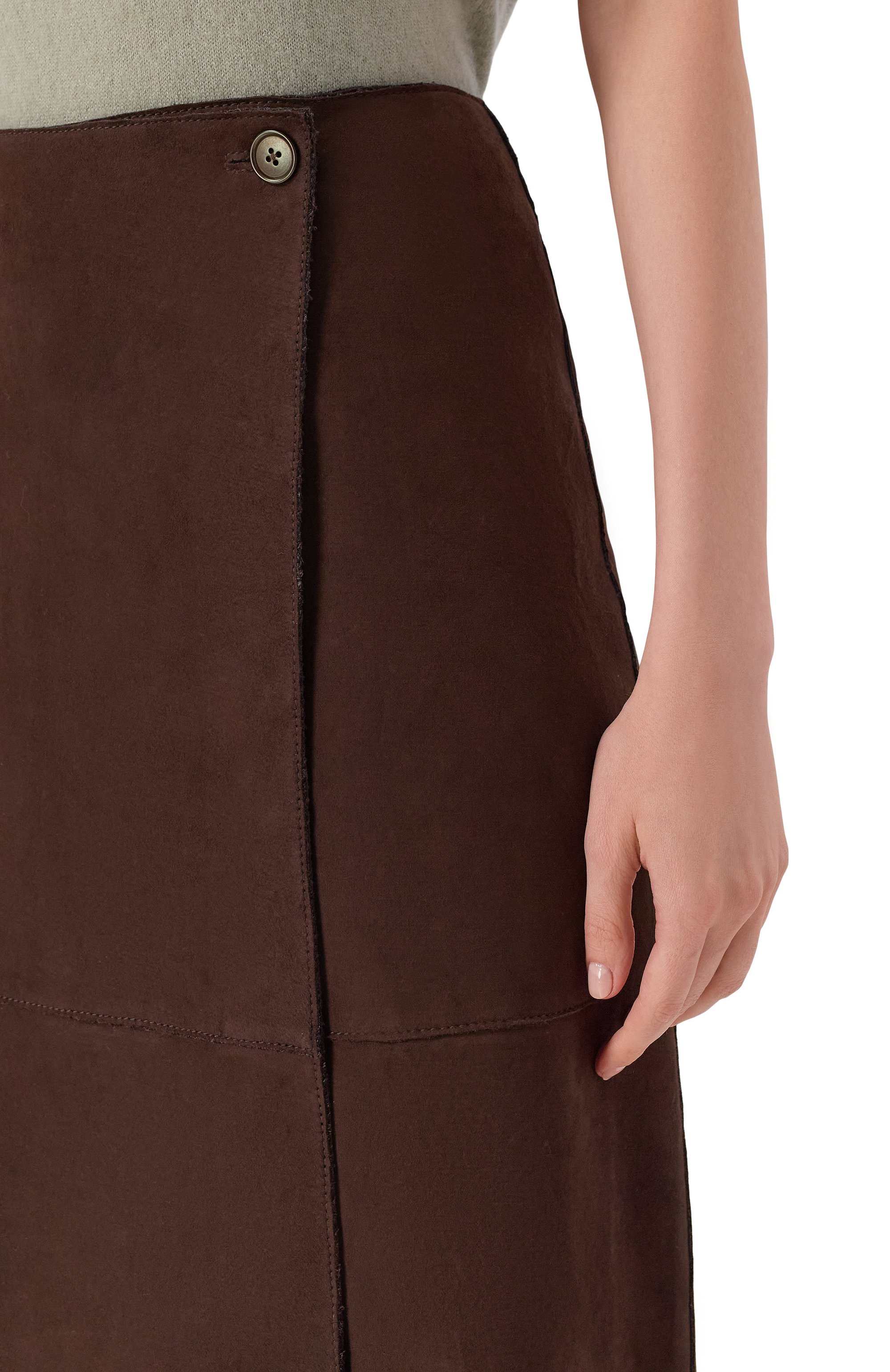 Замшевая юбка P.A.R.O.S.H., арт. M0NET25W-D621524, фото 5