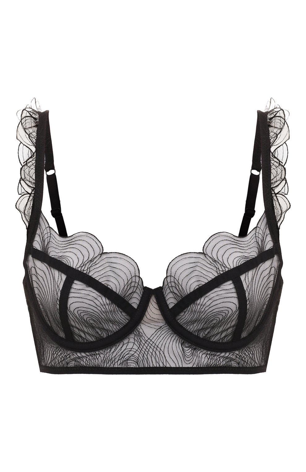 Бюстгальтер-балконет UNDRESS CODE черного цвета по цене 11550 руб., арт. BLISS BRA, фото 1 Бюстгальтер-балконет UNDRESS CODE, арт. BLISS BRA, фото 1