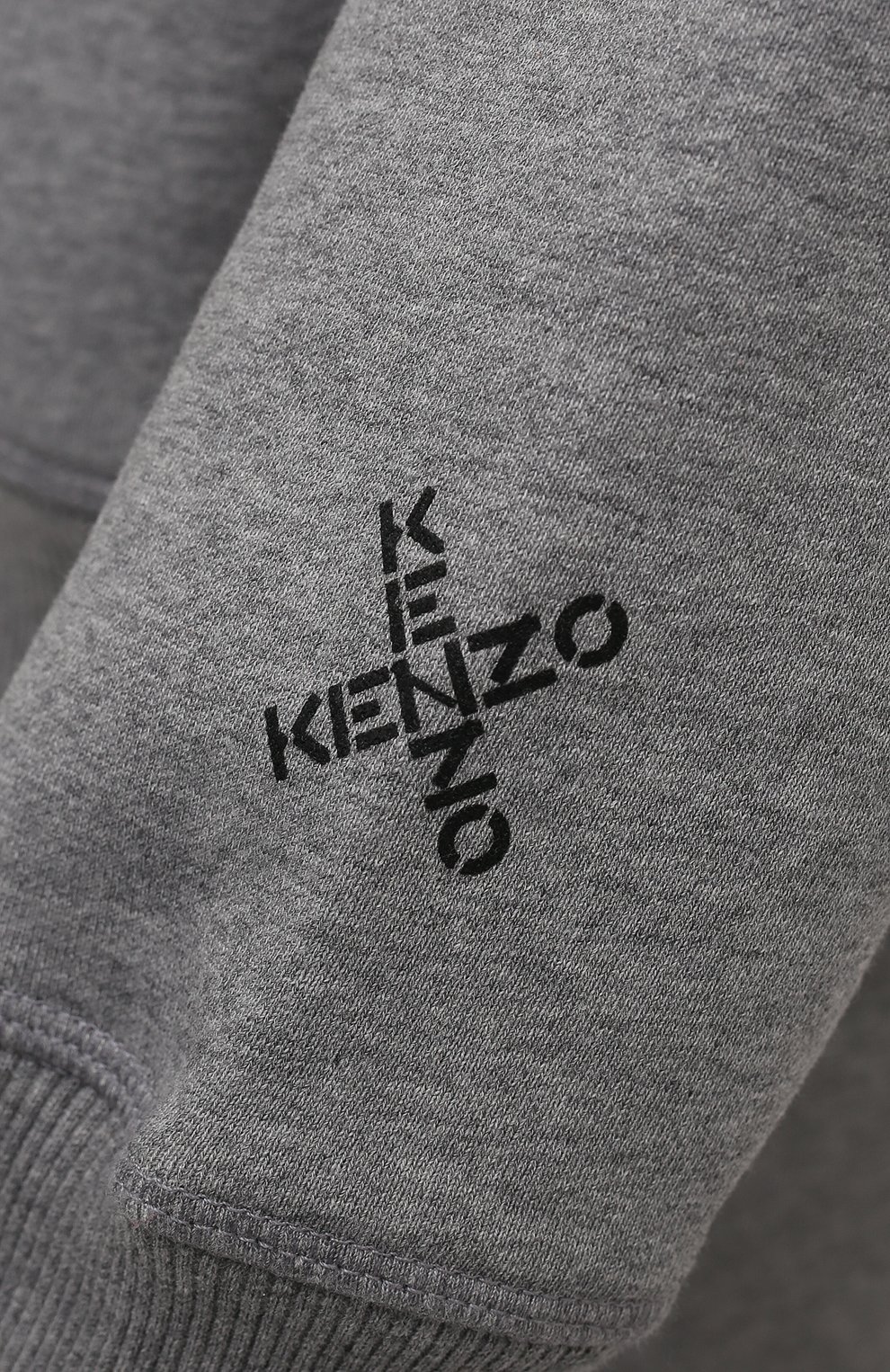 Хлопковая толстовка kenzo sport KENZO серого цвета по цене 46100 руб., арт. FA62BL8004MS, фото 5 Хлопковая толстовка kenzo sport KENZO, арт. FA62BL8004MS, фото 5