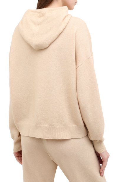 Худи ALLUDE бежевого цвета по цене 29250 руб., арт. 205/65025, фото 4 Худи ALLUDE, арт. 205/65025, фото 4