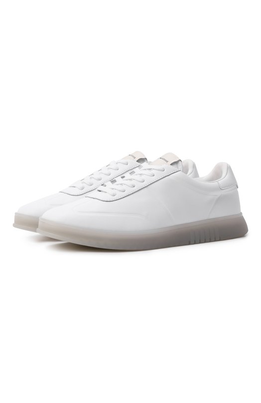 Кожаные кеды Emporio Armani X4X694/XF846 Белый X4X694/XF846