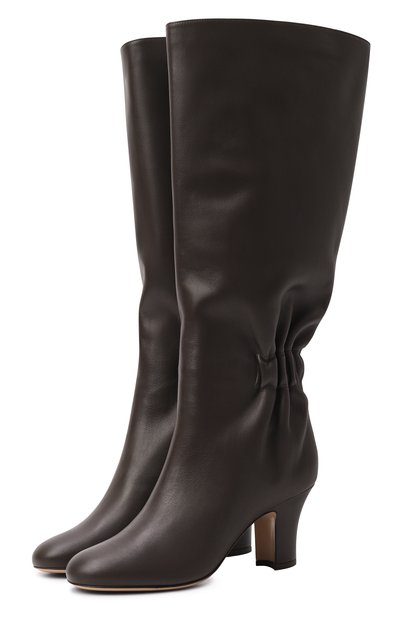 Женские кожаные сапоги jannette 70 FERRAGAMO, арт. 01K643/786