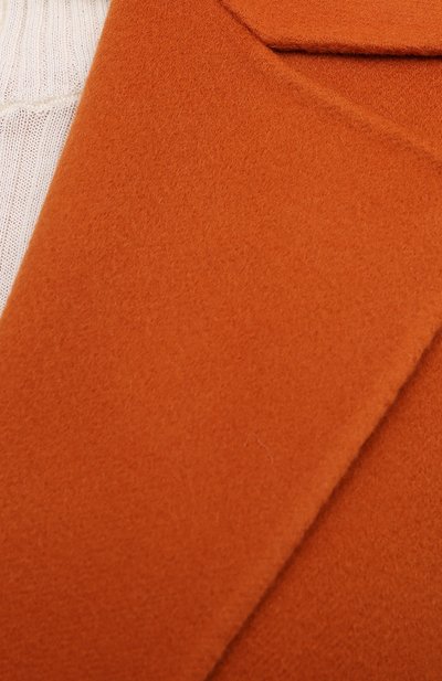 Кашемировое пальто LORO PIANA оранжевого цвета по цене 995000 руб., арт. FAL3652, фото 5 Кашемировое пальто LORO PIANA, арт. FAL3652, фото 5