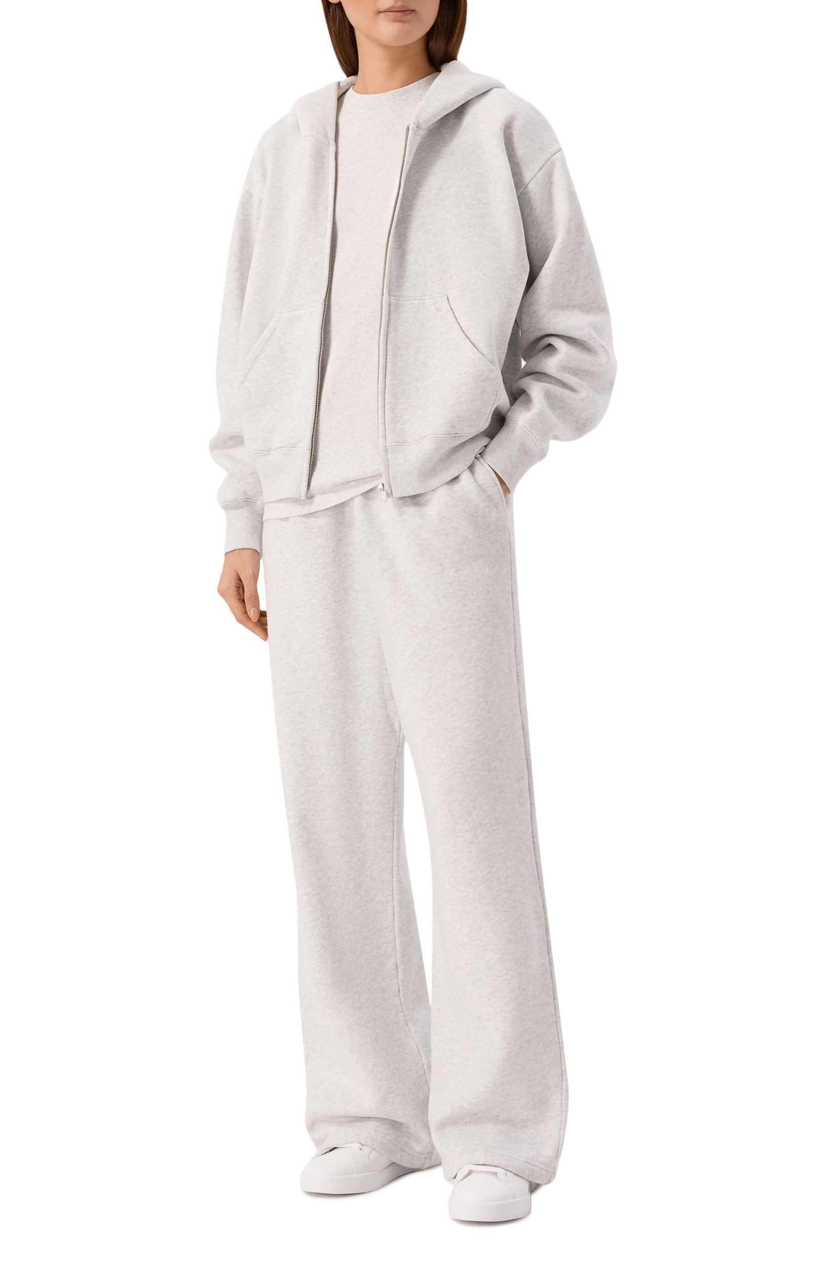 Хлопковая толстовка SPORTY AND RICH, арт. ST10284300GY03, фото 2