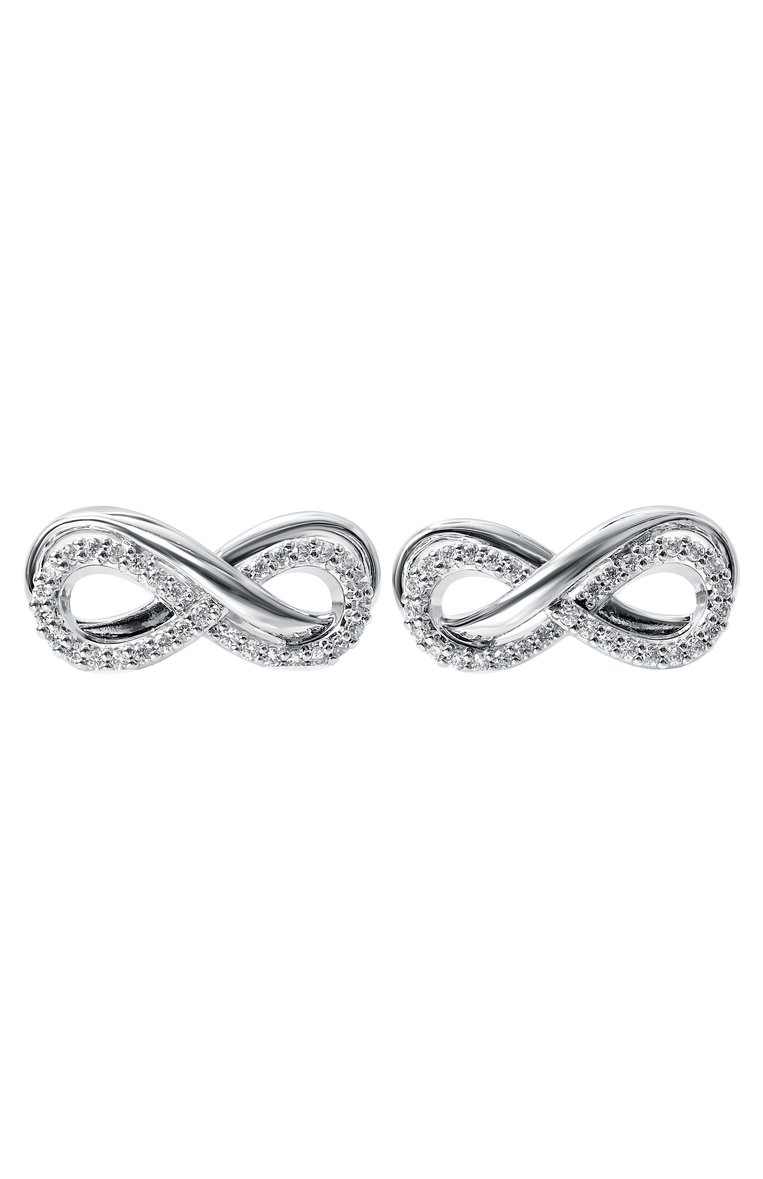Женские серьги hyperbola SWAROVSKI серебряного цвета, арт. 5687269 | Фото 1 (Нос: Не проставлено; Материал: Металл, Кристаллы)