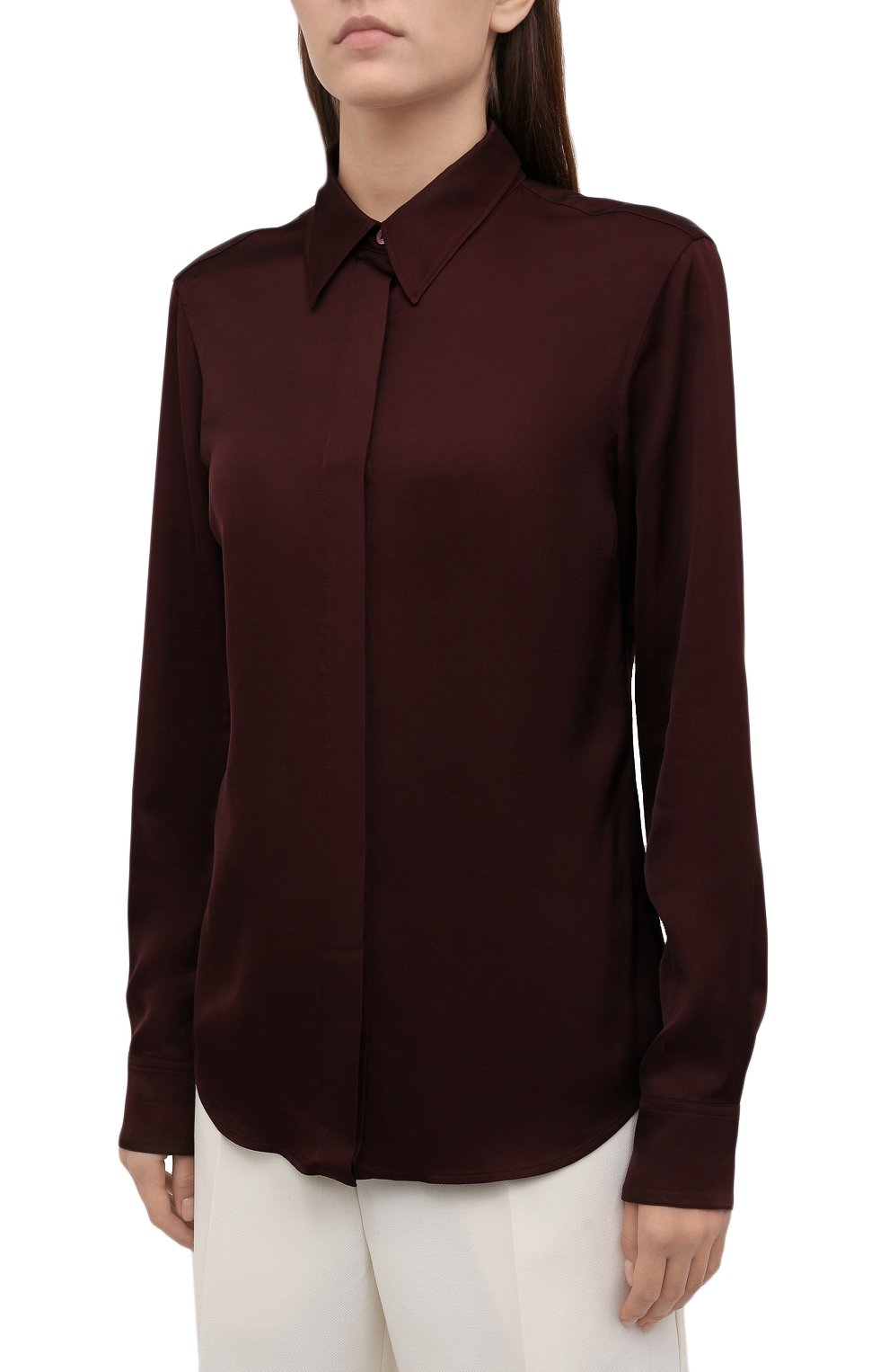 Атласная рубашка DRIES VAN NOTEN, арт. 212-010759-3159, фото 3