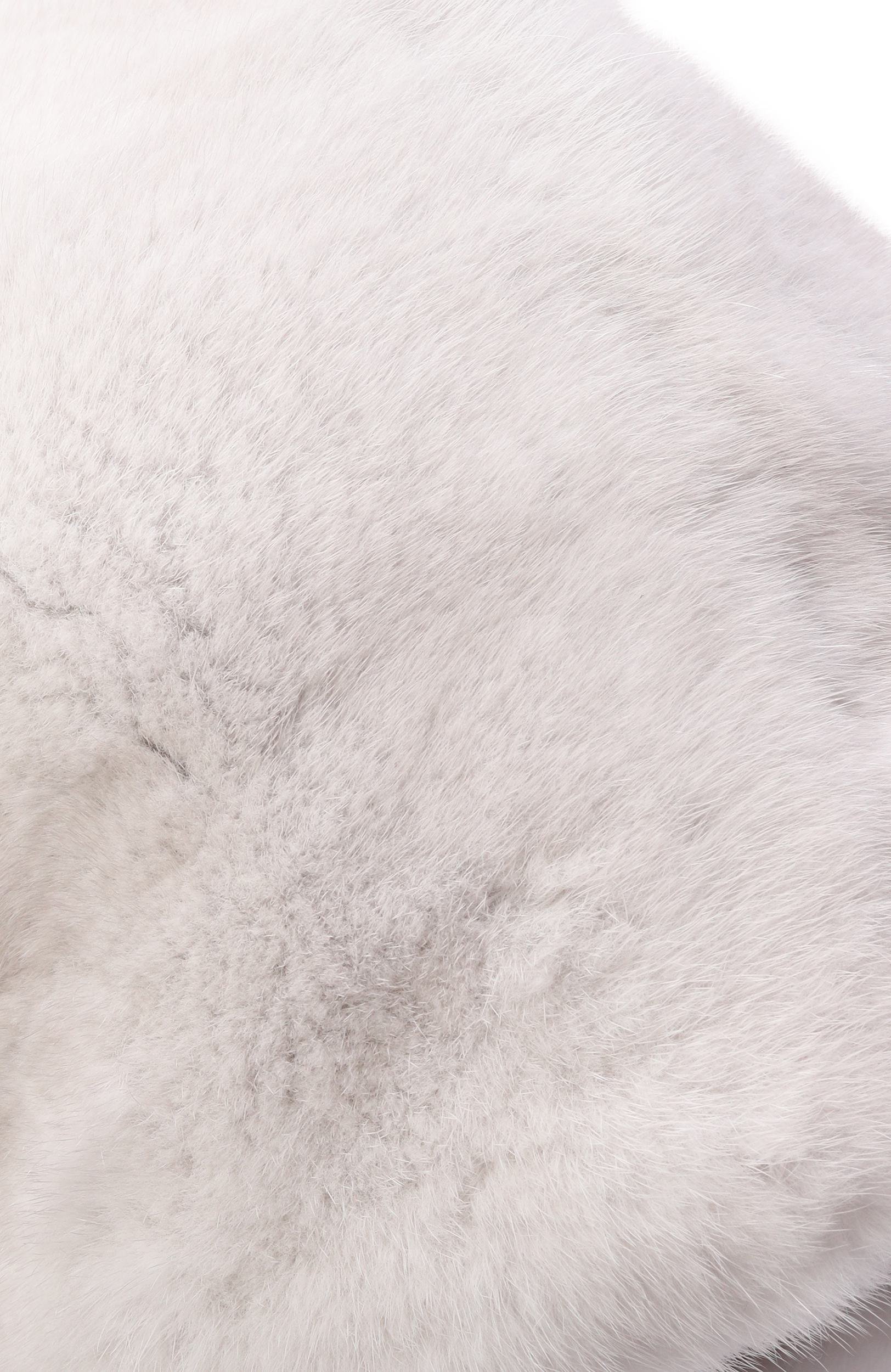 Меховая косынка из норки MVST, арт. MSC03-MINK-VIOLET, фото 3