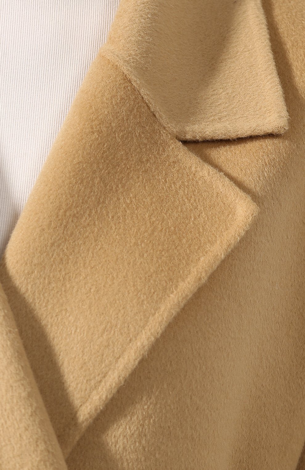 Пальто из смеси шерсти и шелка NANUSHKA, арт. L0ANE_CASHEW_D0UBLE SILK W00L BLEND, фото 5