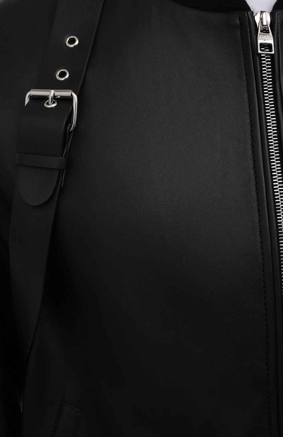 Кожаный бомбер ALEXANDER MCQUEEN, арт. 663558/Q5HVH, фото 5