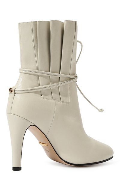 Кожаные ботильоны GUCCI, арт. 608624 C9D00, фото 3