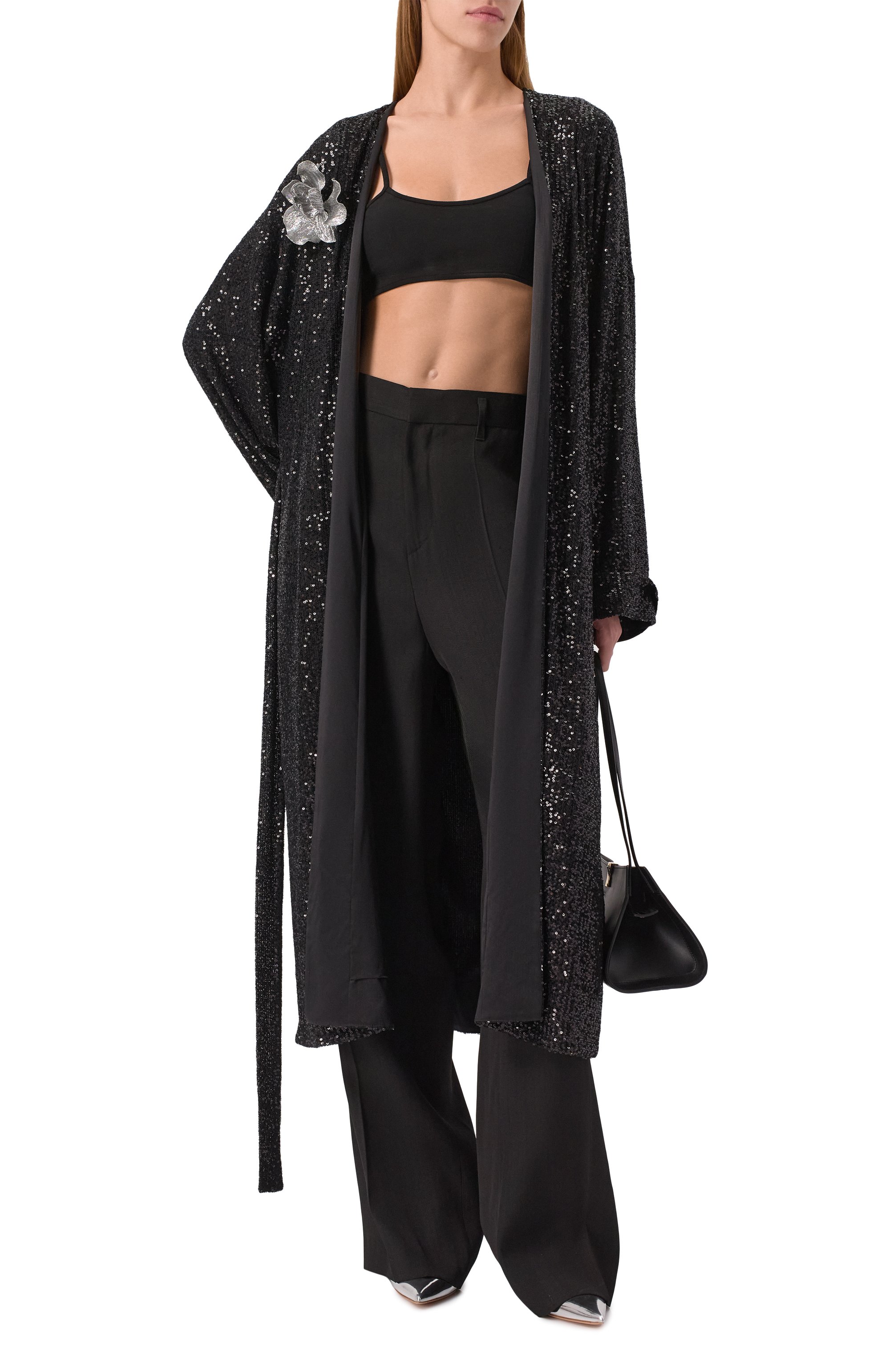 Платье-халат с отделкой пайетками PERVERT, арт. PE25/DR02/60-92-32, фото 2