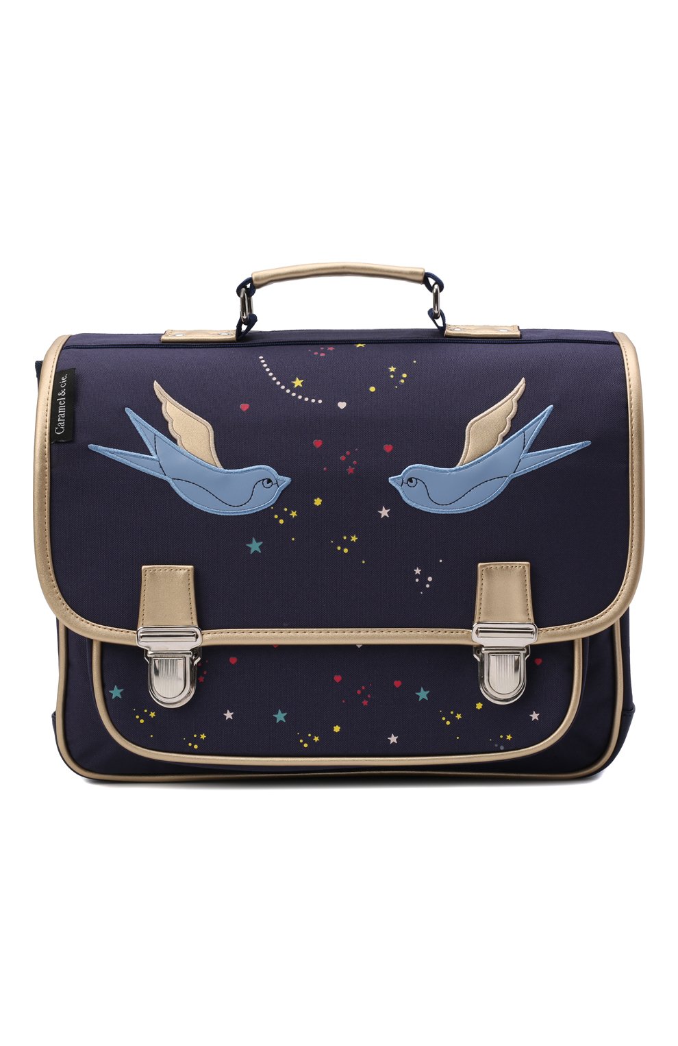 Портфель CARAMEL ET CIE синего цвета по цене 17860 руб., арт. MSA06_2004, фото 1 Портфель CARAMEL ET CIE, арт. MSA06_2004, фото 1
