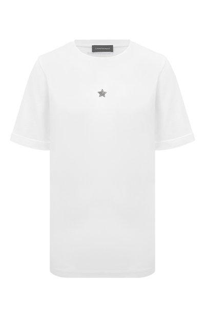 Хлопковая футболка LORENA ANTONIAZZI, арт. TS24AP/9999, фото 1